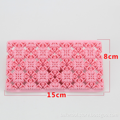 New hot sell flower fondant embosser cake stamp pastry tool for cake decoration